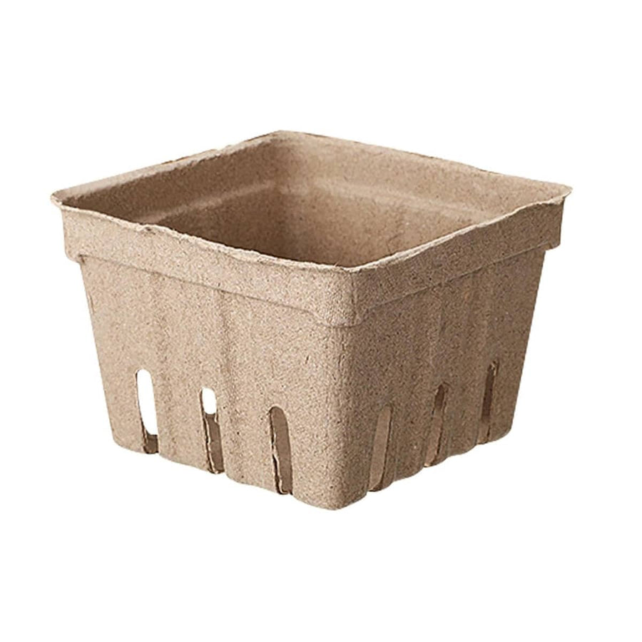 Pulp Fruit Box Pack of 60 Eco Friendly Storage Basket - Large 11 x 11 x 7 cm