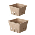 Pulp Fruit Box Pack of 60 Eco Friendly Storage Basket - Large 11 x 11 x 7 cm - view 3