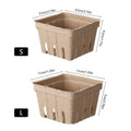 Pulp Fruit Box Pack of 60 Eco Friendly Storage Basket - Large 11 x 11 x 7 cm - view 4