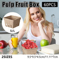 Pulp Fruit Box Pack of 60 Eco Friendly Storage Basket - Small 9.5 x 9.5 x 4.5 cm - view 2