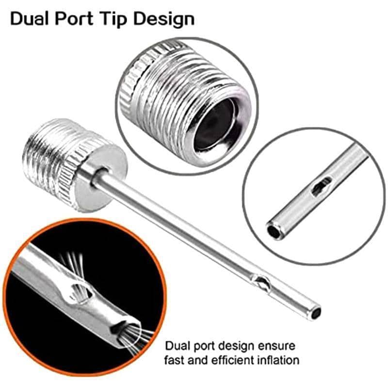 Pump Adaptor Set with Inflating Needles and Valve Nozzle for Balls and Toys, Pack of 5 - view 4