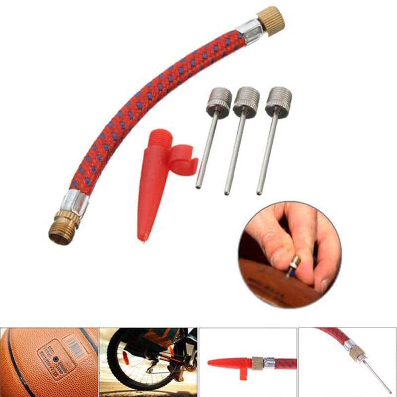 Pump Adaptor Set with Inflating Needles and Valve Nozzle for Balls and Toys, Pack of 5 - view 5