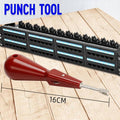 Punch Down Insertion Tool with Metal Tip and Wire Removal Hook
