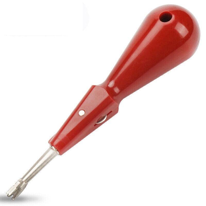 Punch Down Insertion Tool with Metal Tip and Wire Removal Hook - view 3