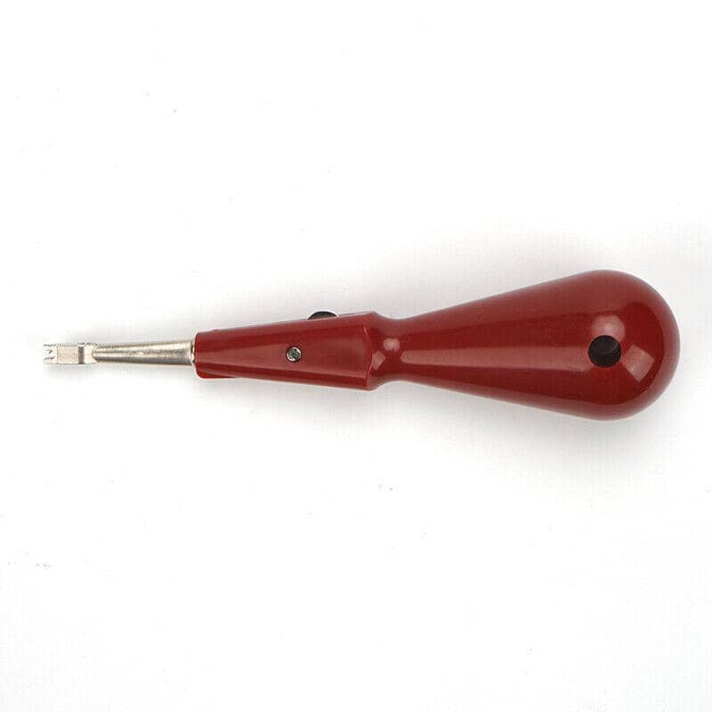 Punch Down Insertion Tool with Metal Tip and Wire Removal Hook - view 5