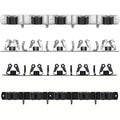 Punch-Free Wall Mounted Mop Rack, Nail-Free Storage Rack - Silver - view 3