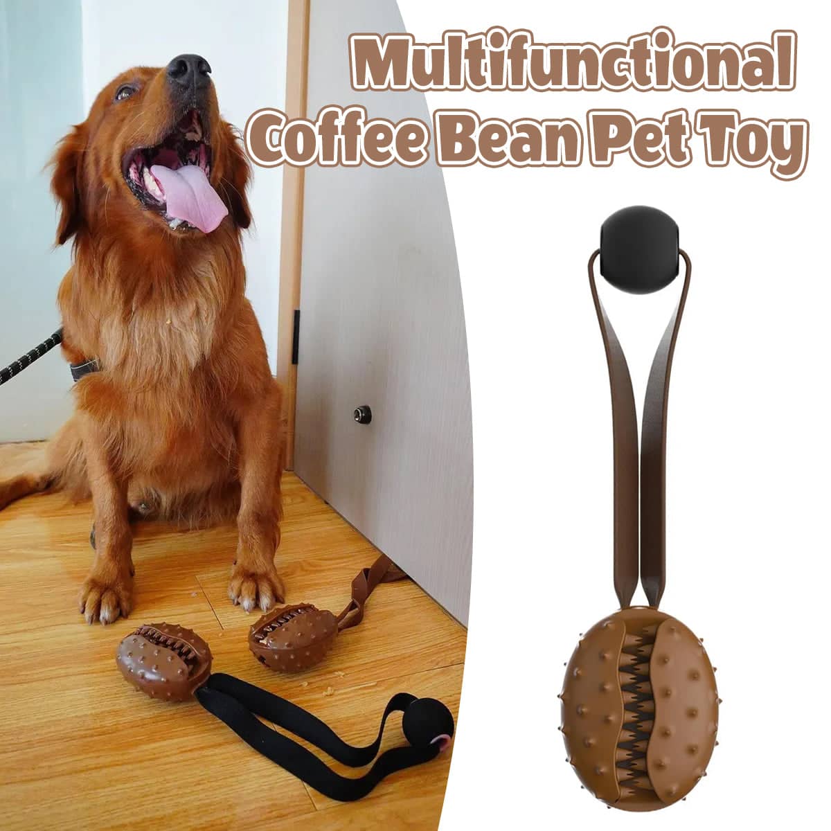 Puppy Chew Ball Toy for Chewing and Slow Feeding