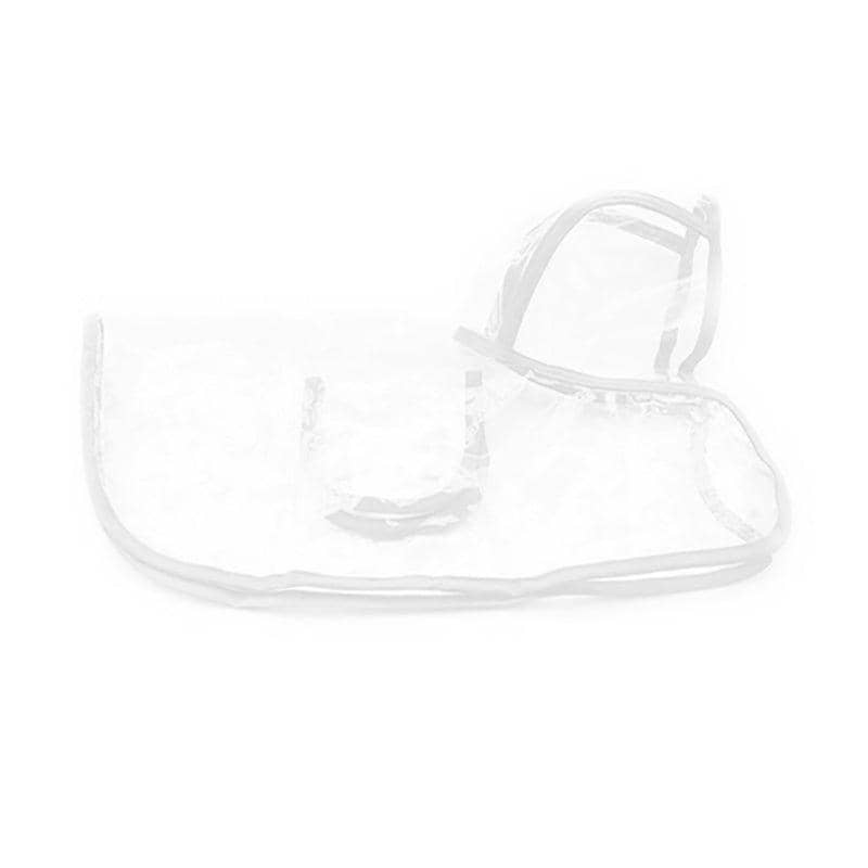 Puppy Waterproof Dog Raincoat - Size L (Chest 50 cm), White