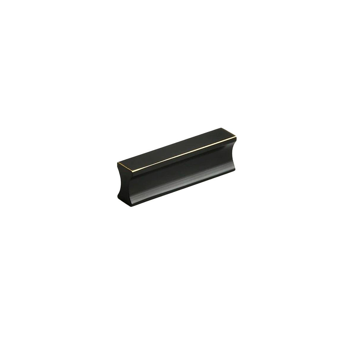 Pure Copper Cabinet Handle - Black Bronze, 32mm Hole Spacing