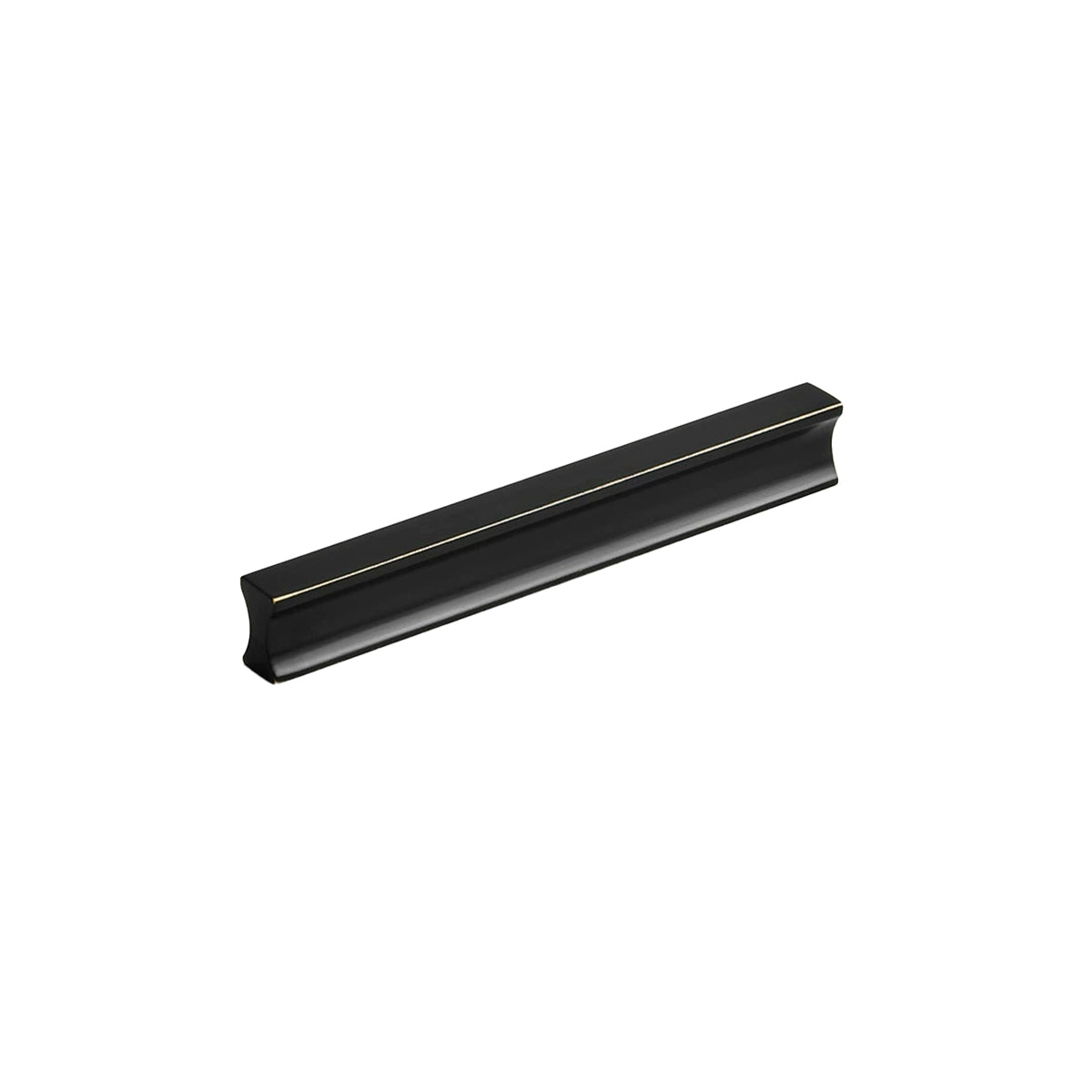 Pure Copper Cabinet Handle - Black Bronze, 96mm Hole Spacing