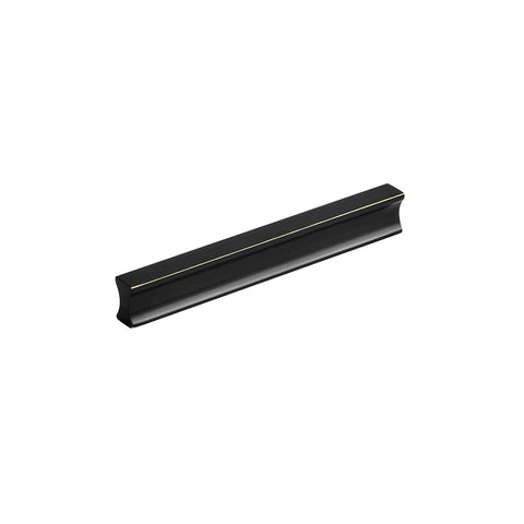 Pure Copper Cabinet Handle - Black Bronze, 96mm Hole Spacing