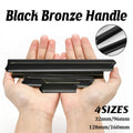 Pure Copper Cabinet Handle - Black Bronze, 96mm Hole Spacing - view 2