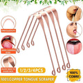 Pure Copper Tongue Scraper - Single - view 2