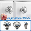 Pure Copper Wardrobe Drawer Knob, Bright Silver - Round Shape, 32 mm - view 2