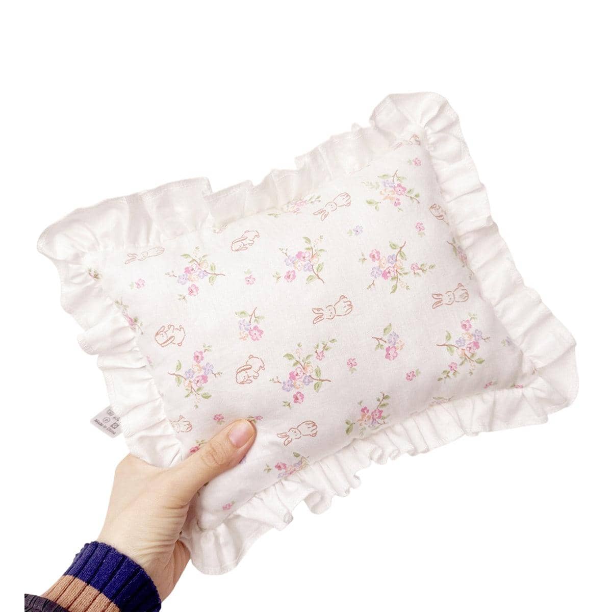 Pure Cotton Lace Pillow for Small Dogs and Cats - White Rabbit
