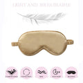 Pure Soft Silk Sleep Eye Mask Blindfold for Travel and Relaxing - Dark Green - view 3