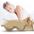 Pure Soft Silk Sleep Eye Mask Blindfold for Travel and Relaxing - Grey - view 4