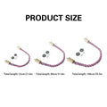 Purple Bendable Rope Bird Perch for Parrots - 100 cm - view 3