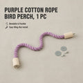 Purple Bendable Rope Bird Perch for Parrots - 55 cm - view 4