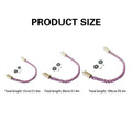Purple Bendable Rope Bird Perch for Parrots - 80 cm - view 3