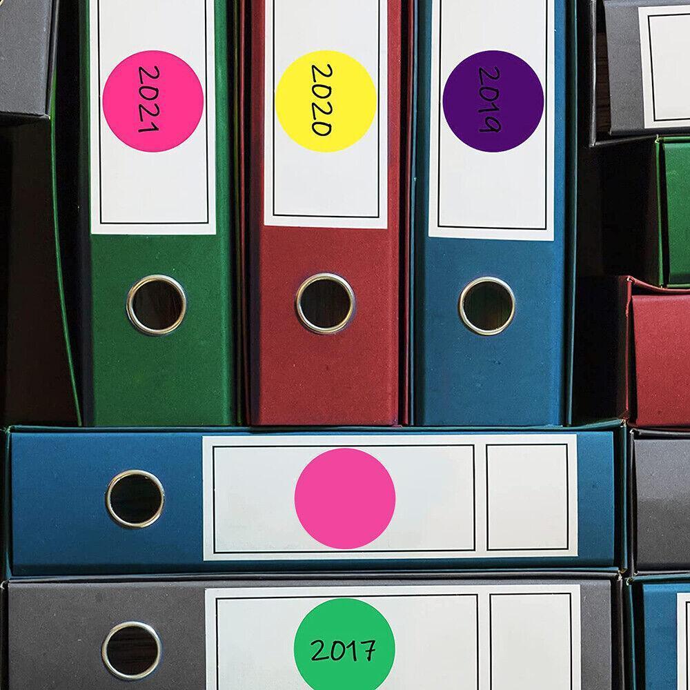 Purple Round Sticker Dots Adhesive Labels - 100mm, 2 Dots - view 10
