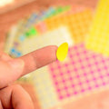 Purple Round Sticker Dots Adhesive Labels - 50mm, 40 Dots - view 3