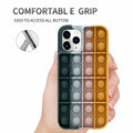 Push Bubble Silicone Phone Case for iPhone 12 Pro Max - Purple and Pink - view 4