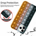 Push Bubble Silicone Phone Case for iPhone 12 Pro Max - Purple and Pink - view 5