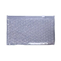 PVC Bubble Zipper Bags for Cosmetics and Travel, Pack of 10 - Clear