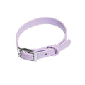 PVC Dog Collar, Waterproof and Adjustable - Purple, Large