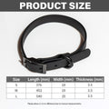 PVC Dog Collar, Waterproof Adjustable - Small (37.6 cm), Black - view 4
