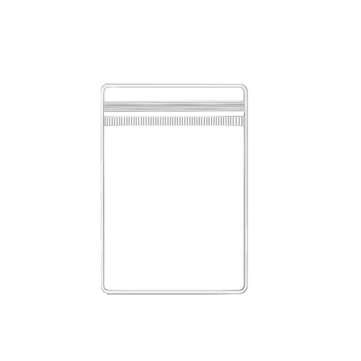 PVC Self-Sealing Jewellery Bags, Pack of 100 - 5 x 7 cm