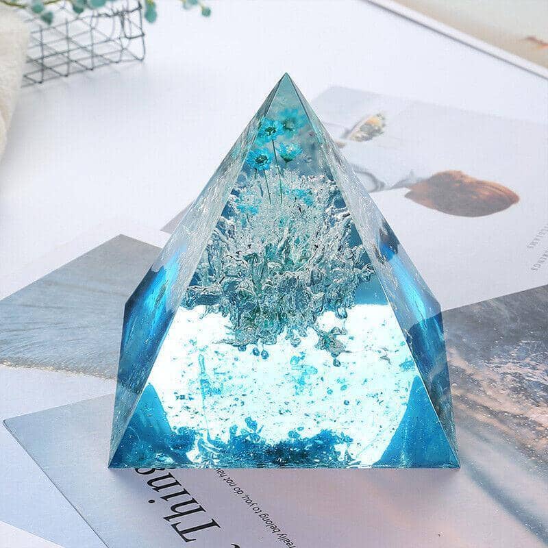 Pyramid Silicone Resin Mould for Jewellery Making - 60 x 60 x 60 mm - view 5