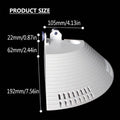 Quarter Round Corner Turtle Basking Platform with Ramp White - view 3