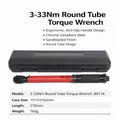 Quick Adjustable Torque Wrench, 3 to 33 Nm 1/4 Drive Ratchet with Storage Case - view 5