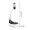 Quick Aeration Wine Decanter, 33 cm, Clear Plastic and Steel Mesh - view 3