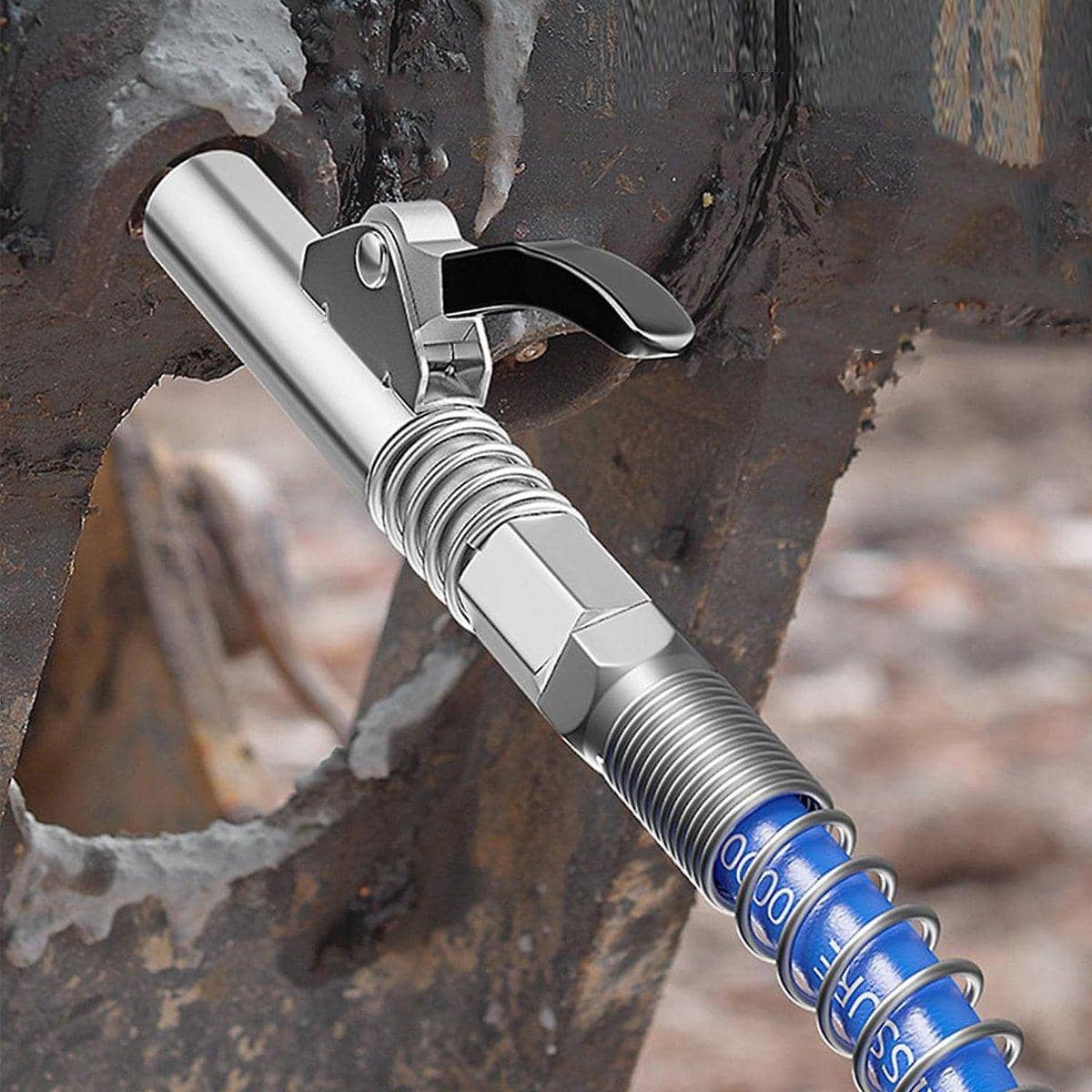 Quick Release Grease Gun Coupler 14 mm - Stainless Steel, 10,000 PSI - view 5