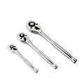 Quick Release Reversible Ratchet Wrench Handle, Chrome Vanadium Steel - 12 x 150 x 27 mm - view 3