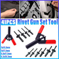 Quick Release Rivet Gun Set, 41 Piece Plastic Rivet Tool Kit