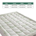 Quilted Bamboo Fibre Mattress Protector - Double (138 x 188cm) - view 3