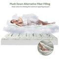Quilted Bamboo Fibre Mattress Protector - Double (138 x 188cm) - view 4