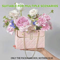 Quilted Handbag Gift Bags with Chain Handle, Pack of 3 - Pink - view 5