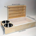 Rabbit Cage Small Animal Feeder Box with Hay Feeder and Litter Pan - view 3