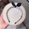 Rabbit Ear Pearl Headband for Parties and Daily Wear - view 3