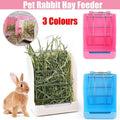 Rabbit Hay Feeder Corner Rack for Small Animals - Cream - view 2