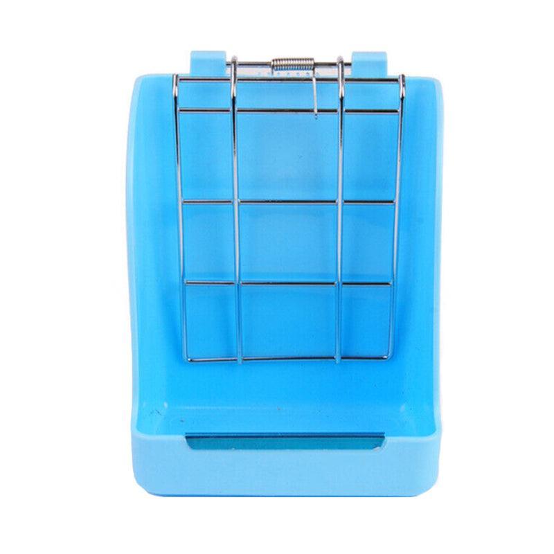 Rabbit Hay Feeder Corner Rack for Small Animals - Light Blue