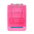 Rabbit Hay Feeder Corner Rack for Small Animals - Pink
