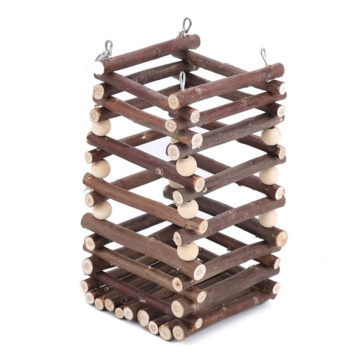 Rabbit Hay Feeder Rack, Wooden Grass Holder - view 2