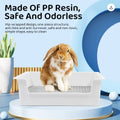Rabbit Litter Tray with Stainless Steel Grate - Mint Green - view 5