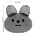 Rabbit Silicone Foot Scrubber Mat with Suction Cups - Khaki - view 4